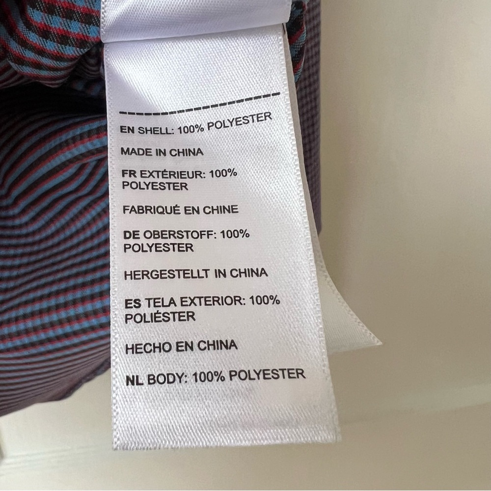 Untuckit Blue Checked Button Down Shirt - image 8